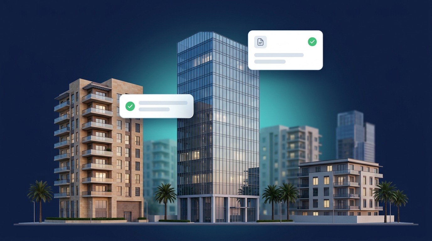 عمارات سكنية وأبراج تجارية